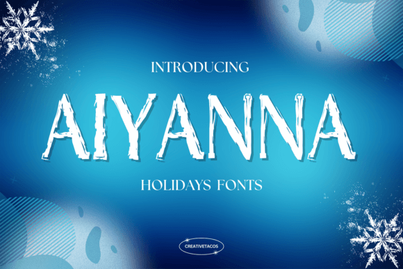 Aiyanna: A Holiday Brush Font That Elevates Your Brand
