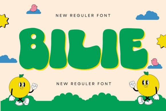 Bilie: A Bold Display Font That Commands Attention Online