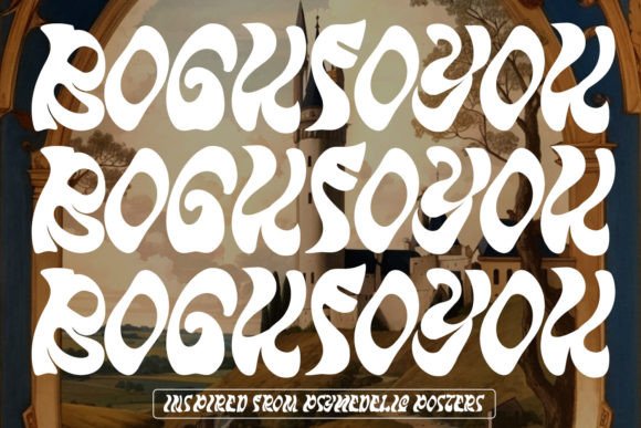 Bogufoyou: A Display Font That Makes Your Brand Feel Alive
