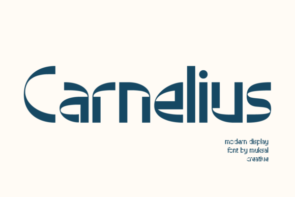 Carnelius: A Display Font That Stops Scrollers and Builds Brand Recall