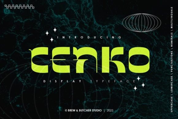 Cenko: A Display Font That Commands Attention