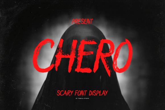 Chero: A Spooky Display Font for Bold Digital Branding