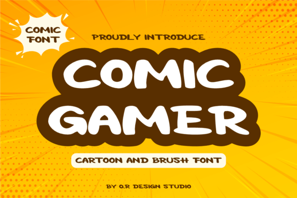 Comic Gamer: A Display Font That Grabs Attention—Without Screaming