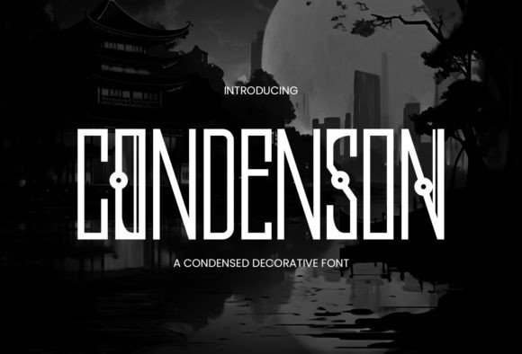 Condenson: A Display Font That Fits Tight Spaces With Grace
