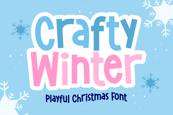 Crafty Winter: A Festive Display Font for Holiday Web Design