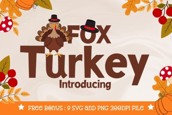 Fox Turkey Display Font for Handmade Creators