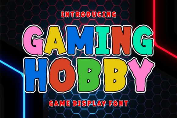 Gaming Hobby: A Bold Display Font for Standout Branding