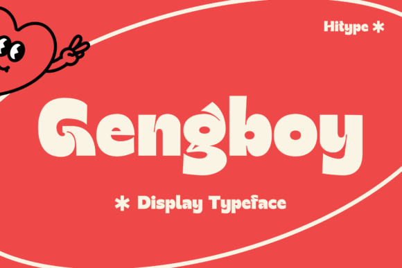 Gengboy: A Bold, Friendly Display Typeface for Editorial Charm
