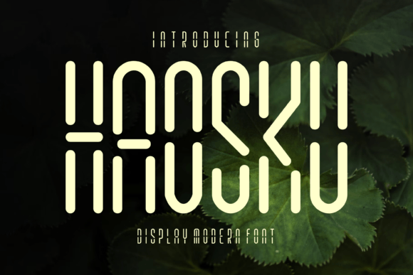 Haosku: A Display Font That Makes Your Brand Instantly Memorable