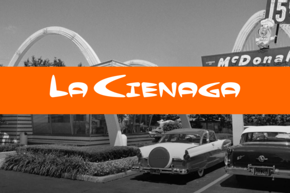 La Cienaga Hollow: A Playful Display Font for Handmade Brands