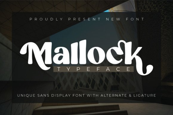 Mallock: A Display Font That Makes Your Brand Feel Instantly Polished