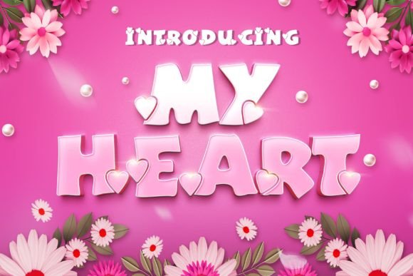 My Heart Bold: A Display Font That Feels Like a Warm Hug