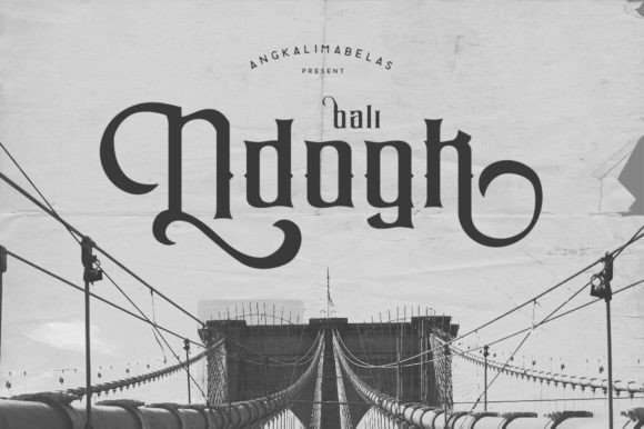 Ndogk: A Display Font That Elevates Digital Branding