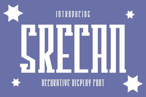 Srecan: A Display Font That Makes Handmade Products Shine