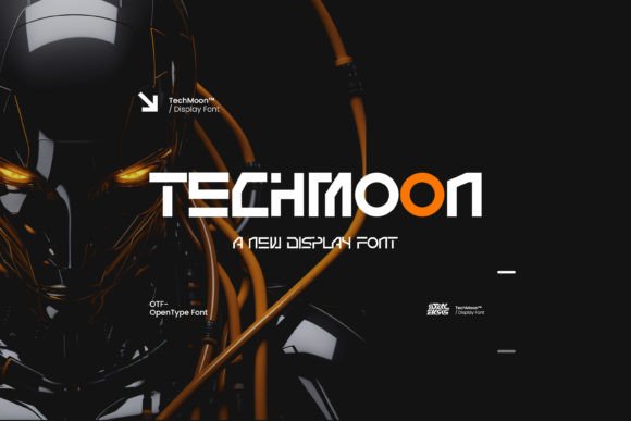 Techmoon: A Display Font That Feels Like Tomorrow