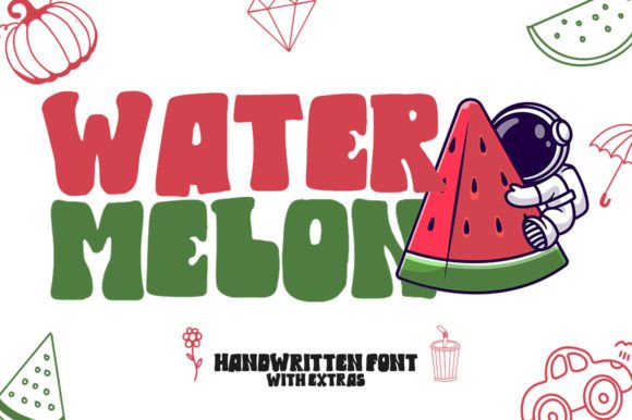 Water Melon Font: Playful, Print-Ready Display Type for Makers