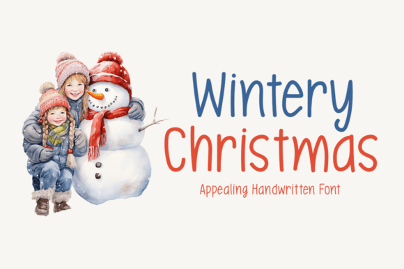Wintery Christmas Font: A Seasonal Display Typeface That Delivers Warmth and Clarity